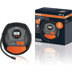 Draagbare digitale luchtcompressor met automatische stop en LED-verlichting voor autobanden