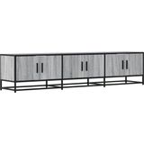 vidaXL - Tv-meubel - 180x35x41 - cm - bewerkt - hout - grijs - sonoma - eikenkleurig