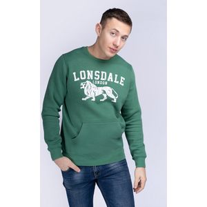 Lonsdale Heren sweatshirt ronde hals slim fit KERSBROOK
