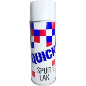 Quick Witte hoogglans lak - 400ml - Glanzende afwerking - Eenvoudige applicatie