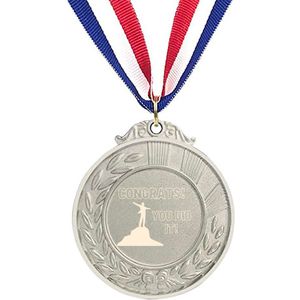Akyol - gefeliciteerd medaille zilverkleuring - Zo trots op jou - familie vrienden - cadeau