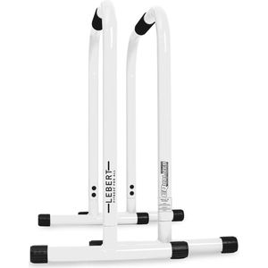 Lebert Equalizer Dip Bars Wit - Dip Station - Pull Up Bar - Push Up Bars - Calisthenics - Krachttraining voor het gehele lichaam