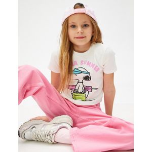 Koton 3SKG10203AK Kinderen Vrouwen T-shirt single - ecru - 9–10 jaar
