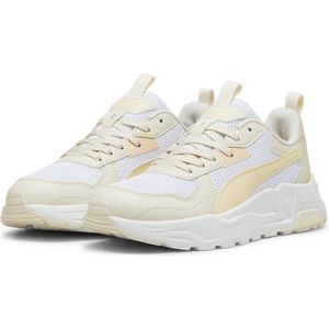 PUMA Trinity Lite Heren Sneakers - Frosted Ivory-PUMA White-Creamy Vanilla - Maat 42