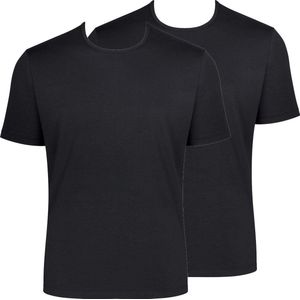 sloggi Heren T-shirt met ronde hals - regular fit 2 pack - GO - onderhemd - Organic Cotton