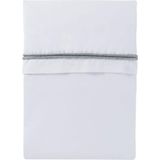 Baby's Only Wieglaken gebreide bies - Grijs/Wit - 80x100 cm