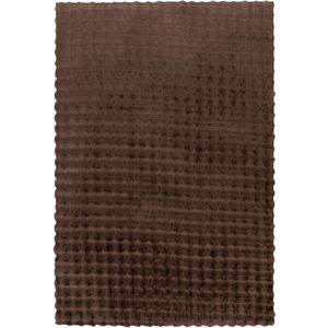 Harmony | Hoogpolig Vloerkleed | Dark Taupe | Hoogwaardige Kwaliteit | 200x290 cm