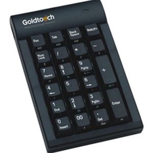Goldtouch Numeriek PC Toetsenbord - Zwart