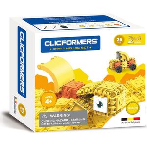 Clicformers - Craft Set Yellow - 25 pcs