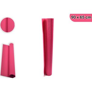 Badmat - badmat - zachte schuimmat - badloper - antislip - ROZE PINK- 65x90cm onderlegger voor keuken, badkamer, hal, sauna of terras