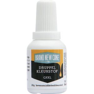 BrandNewCake® Druppel Kleurstof Geel 20gr - Eetbare Voedingskleurstof - Kleurstof Bakken