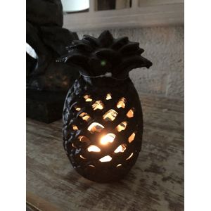 Gietijzeren Lantaarn in de vorm van een Ananas - Kaarshouder