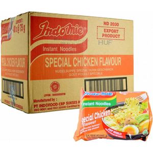 Indomie Instant Noodles - Special Chicken Flavour - 40 x 75g