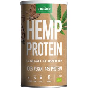 Purasana Vegan proteine hennep/chanvre - cacao bio (400g)