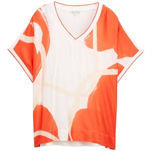 Tom Tailor - T-shirt - Maat M - - 10332 Off White -