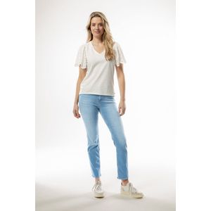 GARCIA Celia Dames Straight Fit Jeans Blauw - Maat W27 X L30