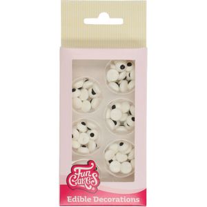 FunCakes Candy Eyeballs - Set/64 - Eetbare Taartdecoratie - Suikerdecoratie