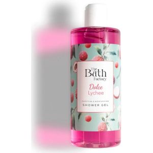 The Bath Factory - Dolce Lychee 400 (ml.) | Hydraterende & Voedende Lychee Gearomatiseerde Douchegel