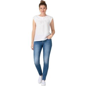 TIMEZONE Dames Jeans Broeken Slim EnyaTZ Womenshape slim Fit Blauw 26W / 34L Volwassenen
