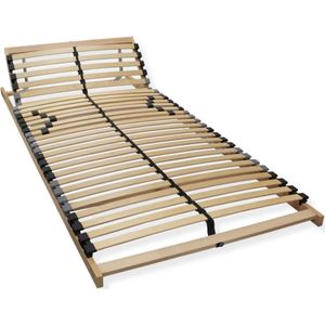 lattenbodem 140x200 cm - verstelbaar hoofdbord - bedbodem