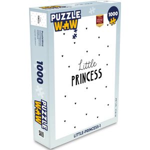 Puzzel Spreuken - Little princess - Meisjes - Prinses - Quotes - Legpuzzel - Puzzel 1000 stukjes volwassenen
