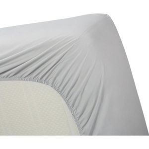 Beddinghouse Percale katoen - Splittopper Hoeslaken - 140x200 - Licht grijs