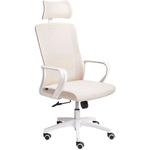 MONARCH - Bureaustoel - Beige - Stof