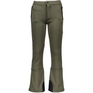 SuperRebel Peak Ski trousers - Wintersportbroek Voor Meisjes - Softshell - Army Green - 116