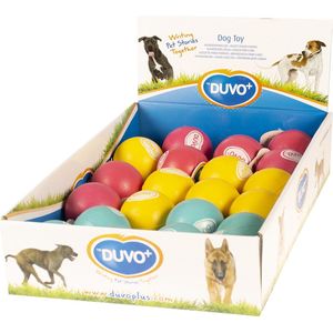 Duvoplus - Speelgoed Voor Dieren - Hond - Rubber Bouncy Ball Mix 6cm - Display Gemengde Kleuren - 1st