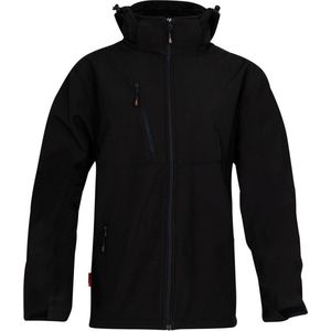 M-Wear Softshell Jas 6100 Zwart; Maat 4XL