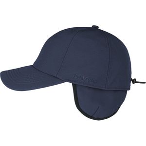 Hatland - Branco Softshell baseball cap met oorflappen - Marine blauw - Extra Large