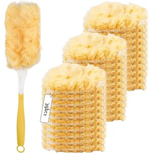 30 stuks stofmagneten voor Swiffer-stofdoek - navulverpakking - elektrostatische stofdoeken - geel .