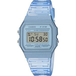 Casio Collection F-91WS-2EF Dameshorloge 36 mm - Blauw