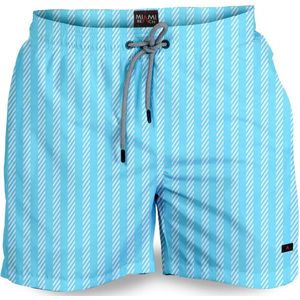 Miami Beach | Hoogwaardige Kwaliteit Zwemshort | Zwembroek | Beachshort | Heren | Sneldrogend | Maat L | MB13-152 Turkoois