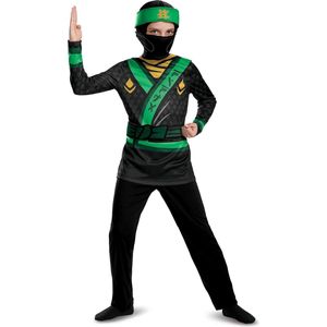 DISGUISE - Groen Lego Ninjago Lloyd kostuum voor kinderen - 110/128 (4-6 jaar)