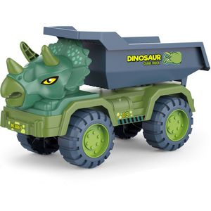 Kiddel XL Dinosaurus auto truck kiepwagen - Dinosaurus vrachtwagen speelgoed kinderen - Kinderspeelgoed dino Zomer buitenspeelgoed 3 jaar 4 jaar cadeau