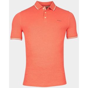 Baileys Polo korte mouw Rood Poloshirt 2-tone Oxford Piqu 515293/33