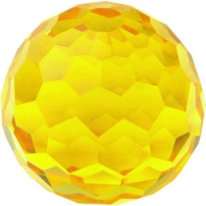 Quiges Verwisselbare Ring Steen Geslepen Bolletje 10mm - Geel - E10RHDC020