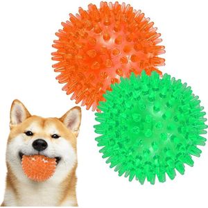 DOWO® - Honden speelgoed - Hondenbal - Drijft op water - Stuitert - Veilig voor gebit - Honden bal - Ideaal met de ballenwerper - Ø 7cm - Hondenspeeltjes - 2 Pack