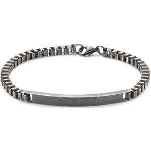 Frank 1967 7FB-0676-20 Stalen Plaat Armand - 5,5x45mm Plaat - Graveerarmband - 20cm - Staal