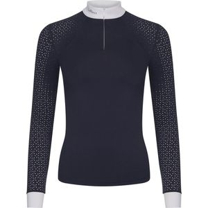 LeMieux Olivia Wedstrijdshirt Long Sleeve - maat 42 - Navy