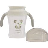 Bo Jungle - Drinkbeker kinderservies - antilekbeker 360° - 240 ml - Met handgrepen en deksel - Cuddly Koala 360° Drinking Cup