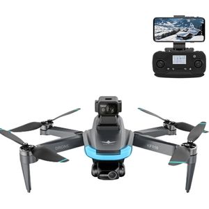 LUXWALLET SkyPulse – 2.4GHZ GPS Quadcopter Drone – Laser Obstacle Avoidance – Return To Home - Multiplunt Vluchtmodus - EIS Stabilisator – 600 Meter Afstand - Zwart