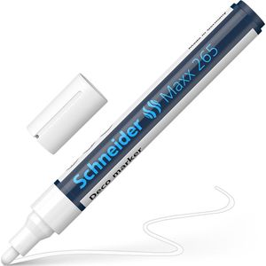 Schneider krijtmarker - Maxx 265 - wit - S-126549