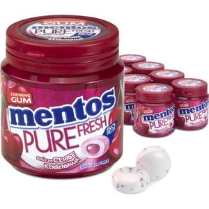 Mentos Gum Pure Fresh Cherry Suikervrij 8x50stuks