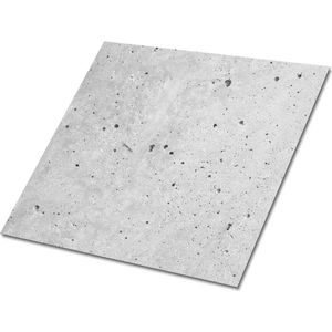 Tulup PVC Tegels - Architectonisch Beton Vinyl Tegels - 30 cm x 30 cm - Grijs Zelfklevende PVC Tegels - Verpakking van 9 stuks - Zelfklevende Vinyl Tegels - Industrieel Plaktegels - Vinyl Vloer Tegels - Plaktegels keuken en Badkamer