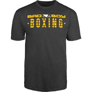 Bad Boy Boxing Discipline T-shirt Antraciet Small