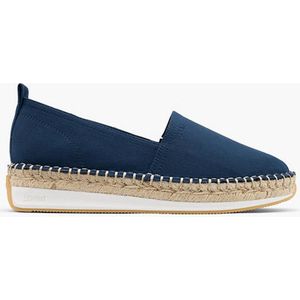 esprit Blauwe platform espadrille - Maat 39