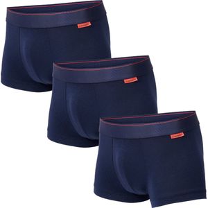 Undiemeister Trunks multipack - Korte Boxershort heren - Ondergoed - Gemaakt van Mellowood - Onderbroek mannen - Boxer briefs - Storm Cloud (Blauw) - 3-Pack - S