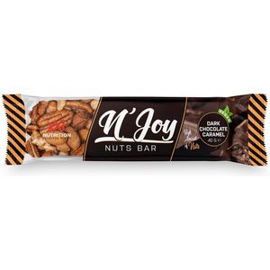 XXL Nutrition - N'Joy Nuts Bar - Proteïne Eiwitreep - Dark Chocolate Caramel - 1 Reep (40 gram)